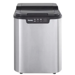 Danby 2 Lb Black/Silver Stainless Steel Ice Maker 120 W