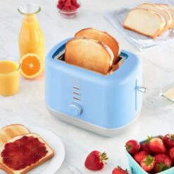 Rise By Dash Plastic Blue 2 Slot Toaster 7.4 In. H X 7.2 In. W X 11.1 In. D -Black Decker Shop f3579bb1 556a 4dcd bd9b 00d680a473e0