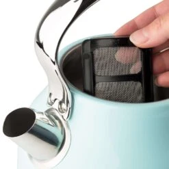 Haden Heritage Turquoise Traditional Stainless Steel 1.7 L Electric Tea Kettle -Black Decker Shop f42f00a8 d26b 4a87 a0c3 3ccea6ff4865