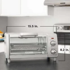 Black & Decker Black+Decker Crisp 'N Bake Stainless Steel Silver 4 Slot Toaster Oven 8 In. H X 15 In. W X 11 In. D 8 Black & Decker Black+Decker Crisp 'N Bake Stainless Steel Silver 4 Slot Toaster Oven 8 In. H X 15 In. W X 11 In. D -Black Decker Shop fba71b9c 56ac 4bfd a434 d1c7052a0eb6