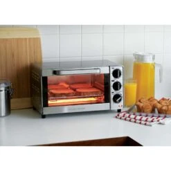 Hamilton Beach Stainless Steel Silver Toaster Oven 8.7 In. H X 11.5 In. W X 15 In. D -Black Decker Shop fe04c894 97c3 4378 89a3 1e4176cb973e