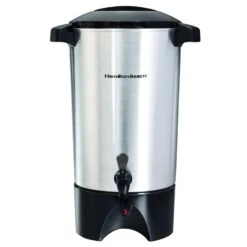 Hamilton Beach 45 Cups Black/Silver Coffee Urn